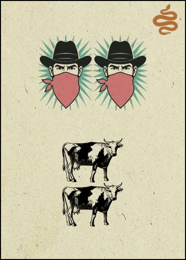 Rattlesnake 2 Cows + Double Bandit